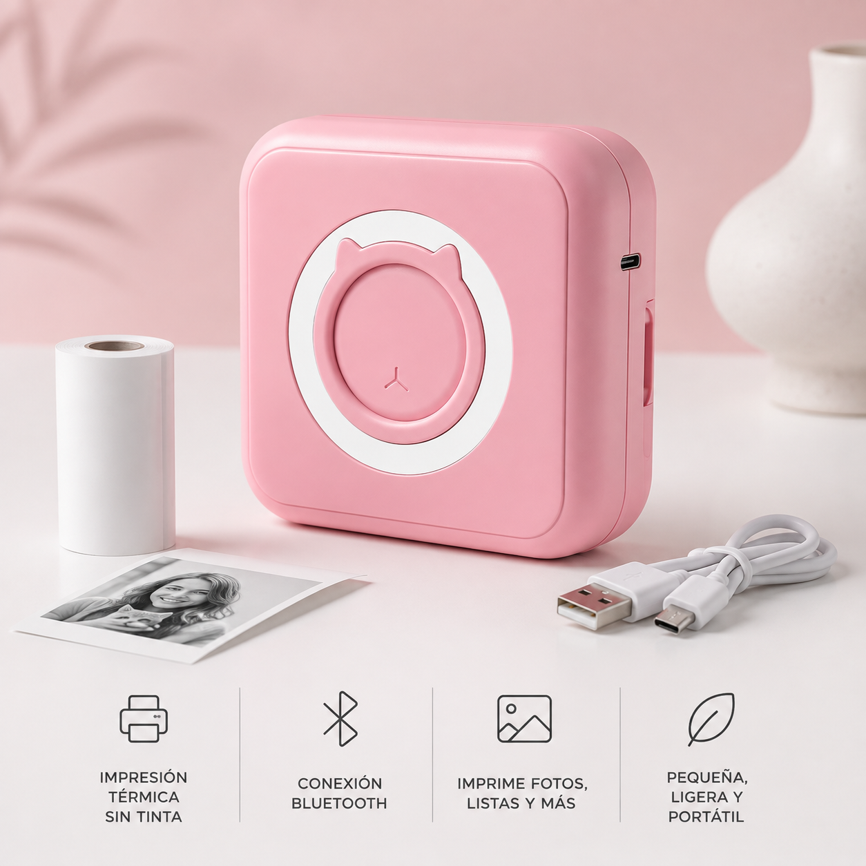 MIMOS™ – Mini Impresora Portátil Sin Tinta 📸