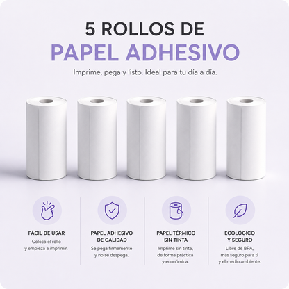MIMOS™ – Mini Impresora Portátil Sin Tinta 📸