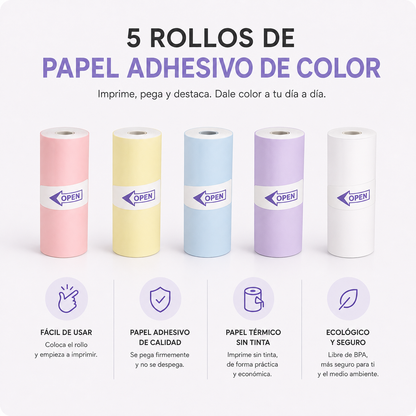 MIMOS™ – Mini Impresora Portátil Sin Tinta 📸